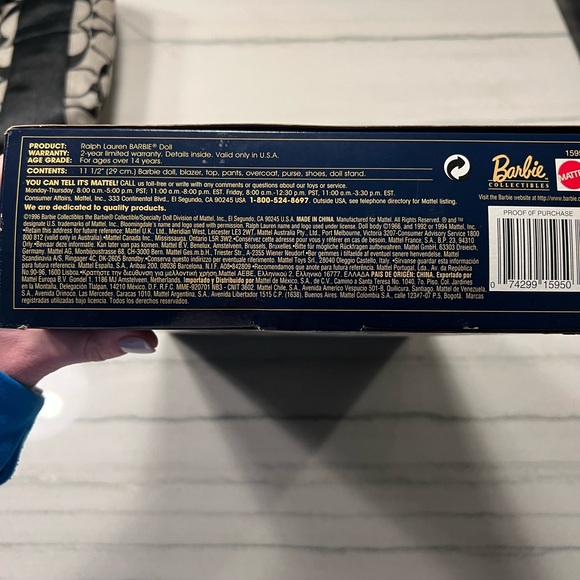 Ralph Lauren Barbie Doll Bloomingdale’s Limited Edition- 1996 release- Opened - Picture 5 of 13